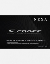 SUZUKI S-CROSS 2021 2022 2023 2024 & 2025 OWNERS MANUAL